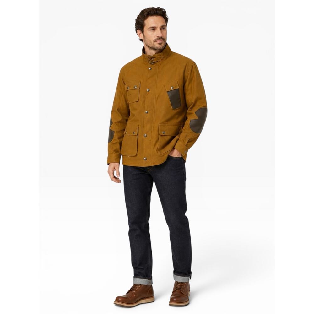 NWOT Peregrine Bexley Waxed Cotton Jacket XL Brown